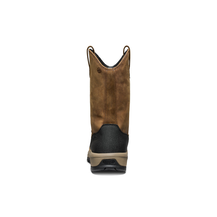 Men's Evanston Pull-On Waterproof Boot (Carbon Toe) | Bison/Black - Image 5