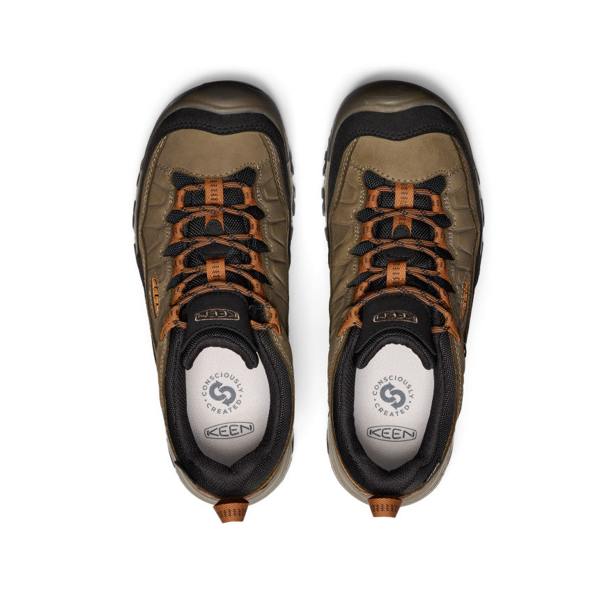 Men's Targhee IV Wide Waterproof Hiking Shoe | Sea Turtle/Roasted Pecan - Image 4