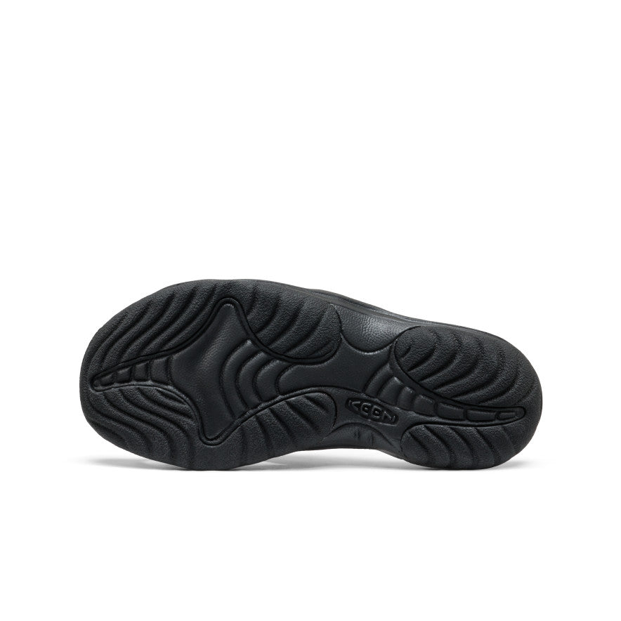 Women's Bali Leather Slide Sandal | Black/Black - Image 6