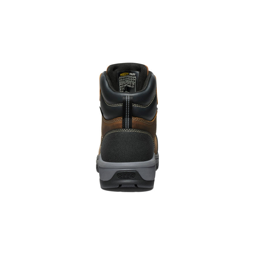 Women's Evanston 6 Waterproof Boot (Carbon Toe) | Bison/Black - Image 5