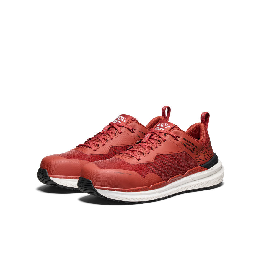 Men's Speedworks Work Sneaker (Carbon Toe) | Red Ochre/Black - Image 2