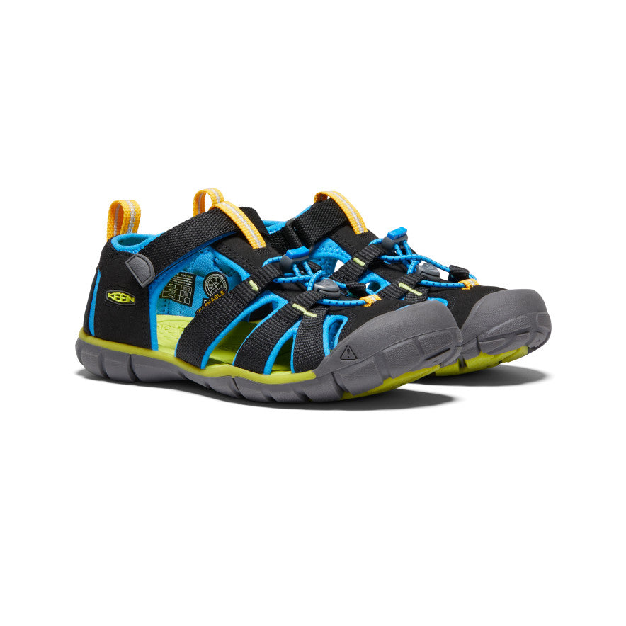 Big Kids' Seacamp II CNX | Black/Brilliant Blue - Image 2
