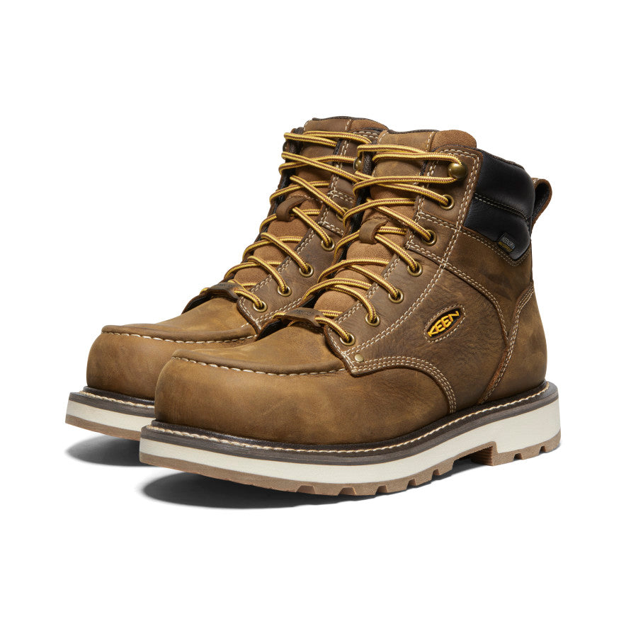 Men's Cincinnati 6 Waterproof 90° Heel Boot (Carbon Toe) | Belgian/Sandshell - Image 2