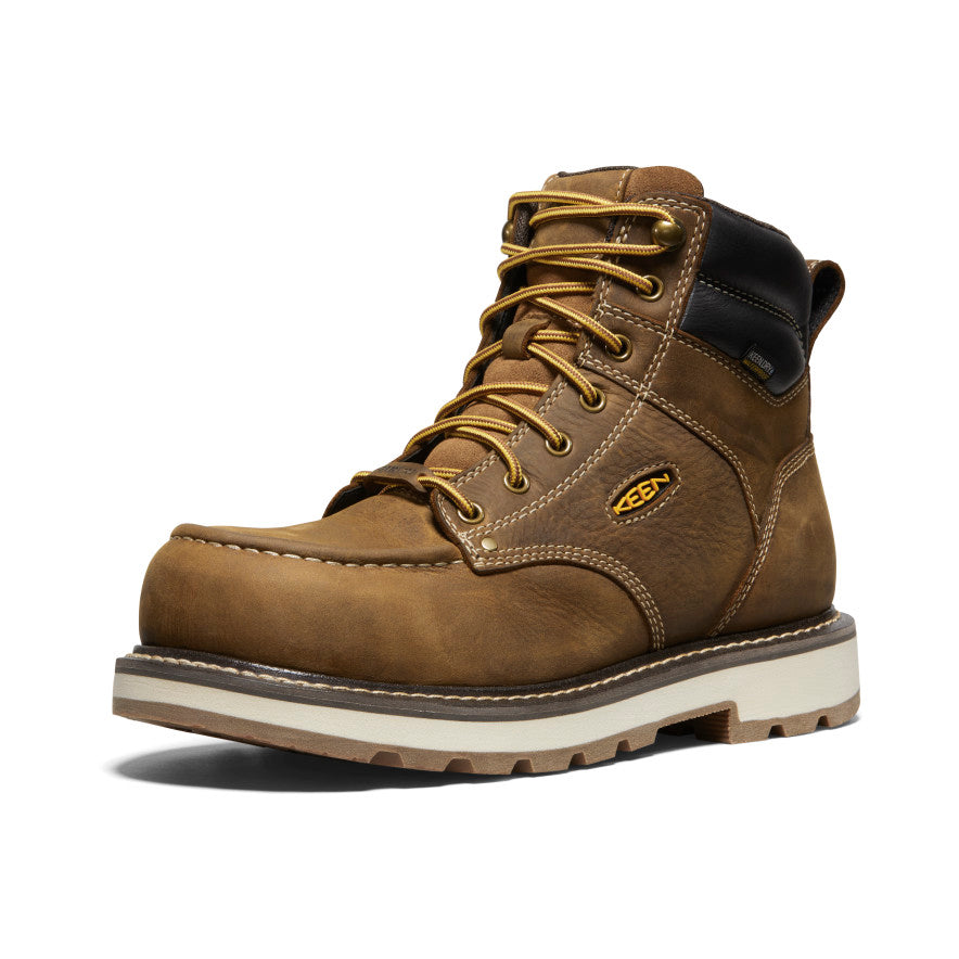 Men's Cincinnati 6 Waterproof 90° Heel Boot (Carbon Toe) | Belgian/Sandshell - Image 3