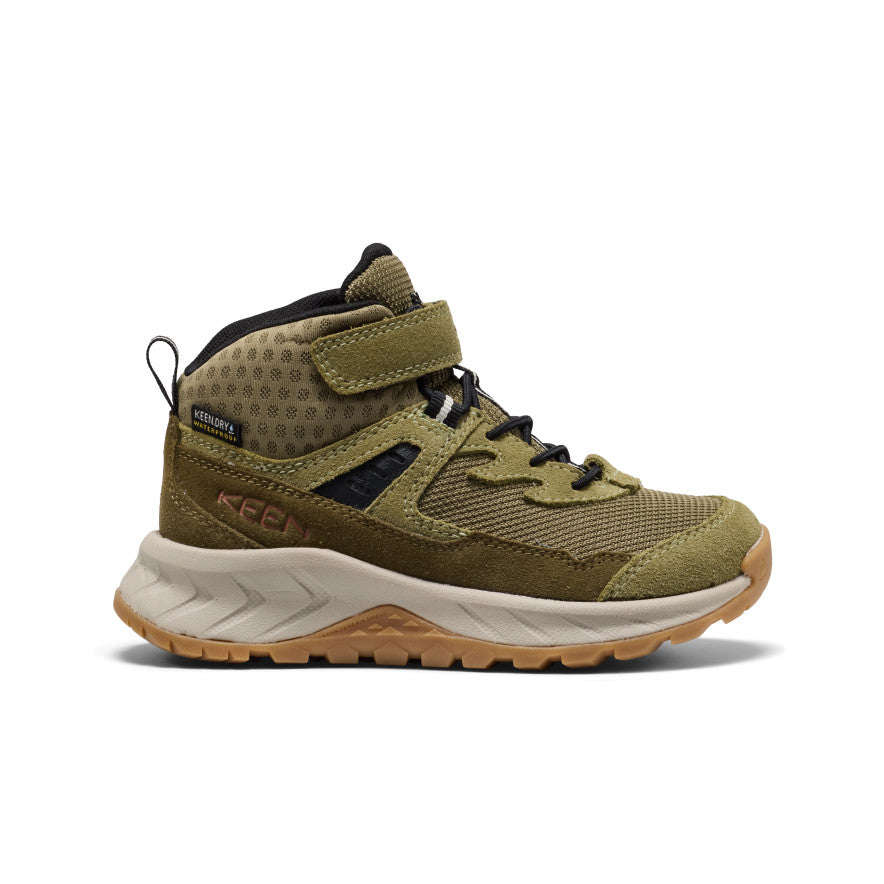 Little Kids' Hightrail Waterproof Hiking Boot  |  Dark Olive/Martini Olive