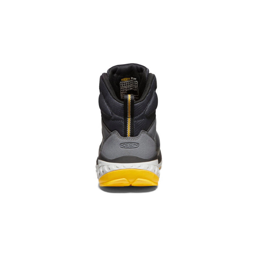 Men's Arvada Mid Work Sneaker (Carbon Toe) | Black/Keen Yellow - Image 5