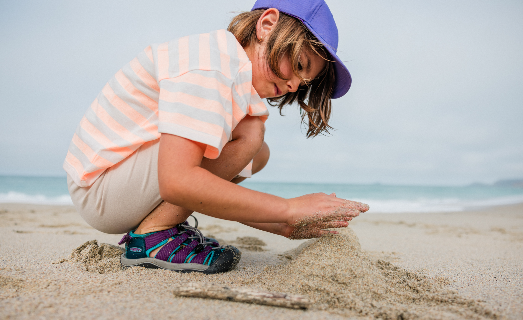 Little Kids' Newport Boundless Sandal | Naval Academy/Evening Primrose - Image 7
