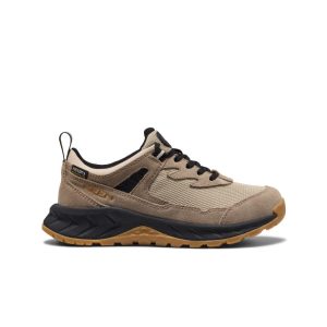 Big Kids' Hightrail Waterproof Hiking Shoe | Brindle/Oak Buff