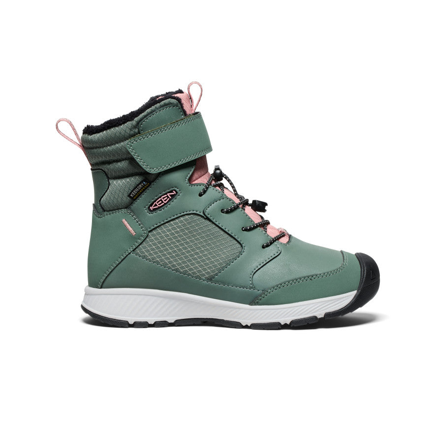 Big Kids' Skua Waterproof Winter Boot | Dark Forest/Rose Elegance